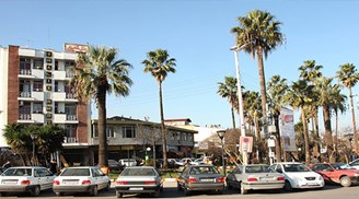 نمای بیرونی هتل شالیزار نوشهر