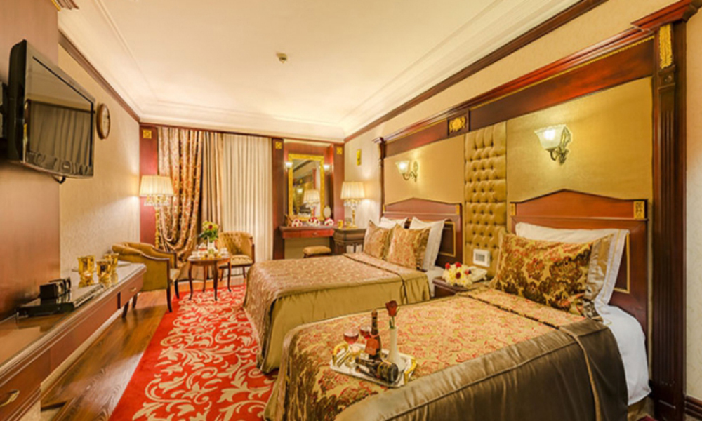 عکس اتاق های هتل قصر طلایی مشهد